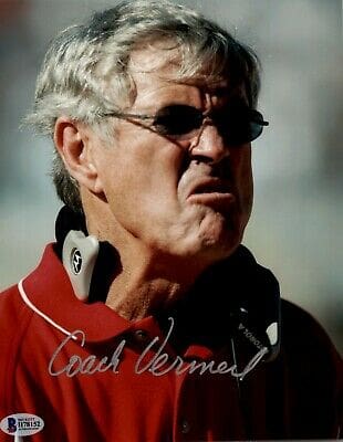 Signed Dick Vermeil Photograph - 8x10