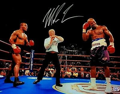 Mike Tyson, Darryl Strawberry, Dwight Gooden Triple Autographed 16x20 photo  1