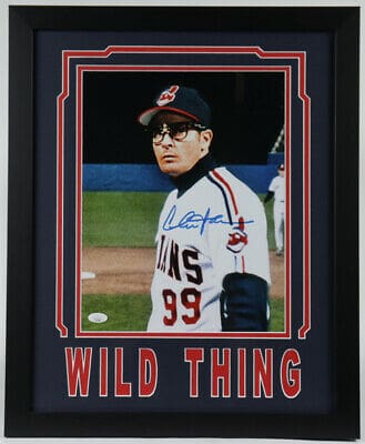 Charlie Sheen “Wild Thing” Signed Major League Framed Signed 11×14