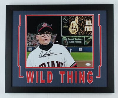 Charlie Sheen “Wild Thing” Signed Major League Framed Signed 11×14 Photo  JSA 6 – Fiterman Sports Group