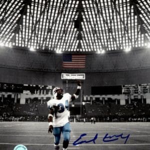 Earl Campbell signed Houston Oilers 8X10 Photo (blue jersey)- Tri-Star  Hologram