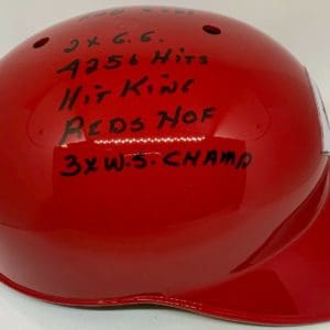 pete rose signed helmet