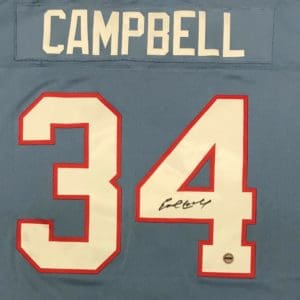 Earl Campbell Signed Houston Oilers Jersey (Fiterman Holo) All Pro Running  Back