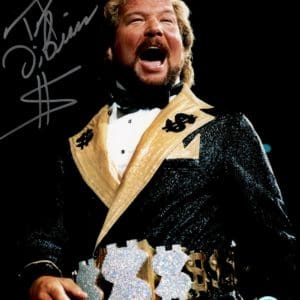 AUTHENTICATED TED DIBIASE AUTOGRAPHED 8 X 10 PHOTO J.S.A 