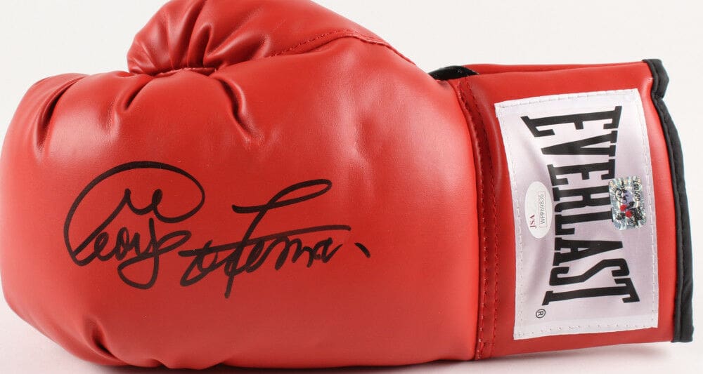 george foreman signed glove