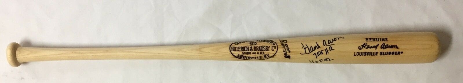 Hank Aaron H&B Signed Game Bat Atlanta Braves HOF JSA - Autographed MLB Bats  at 's Sports Collectibles Store