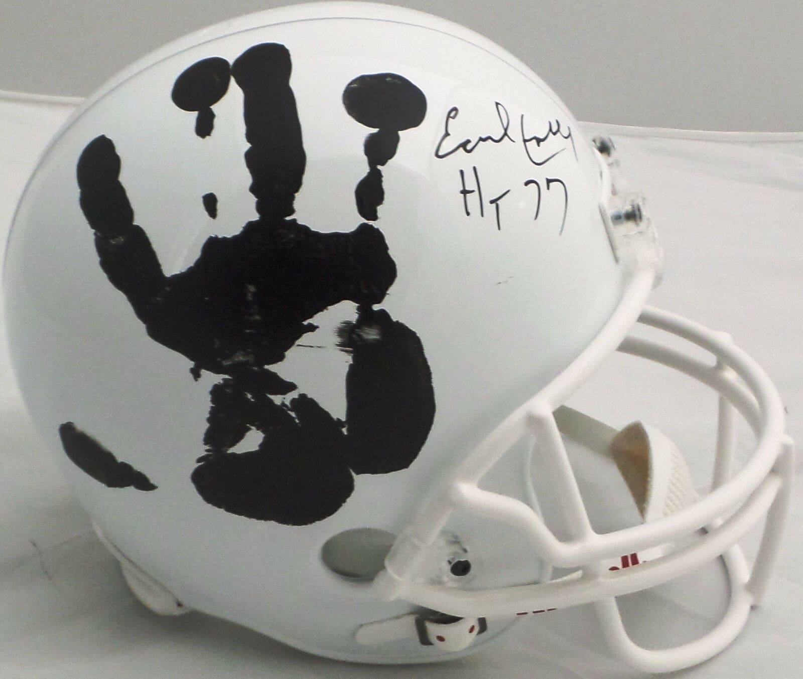 Autographed/Signed Earl Campbell Texas White College Football