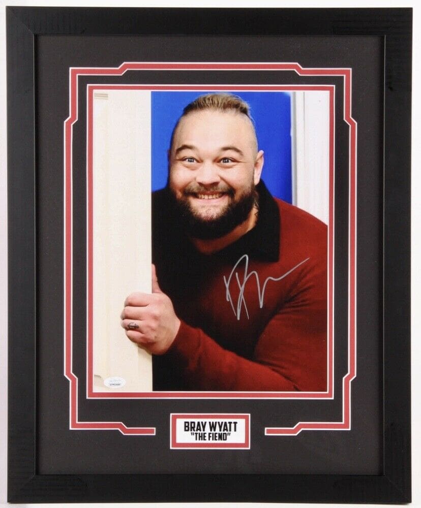Bray Wyatt Signed Autographed 1114 Framed Photo Jsa Authentic 2 Wwe