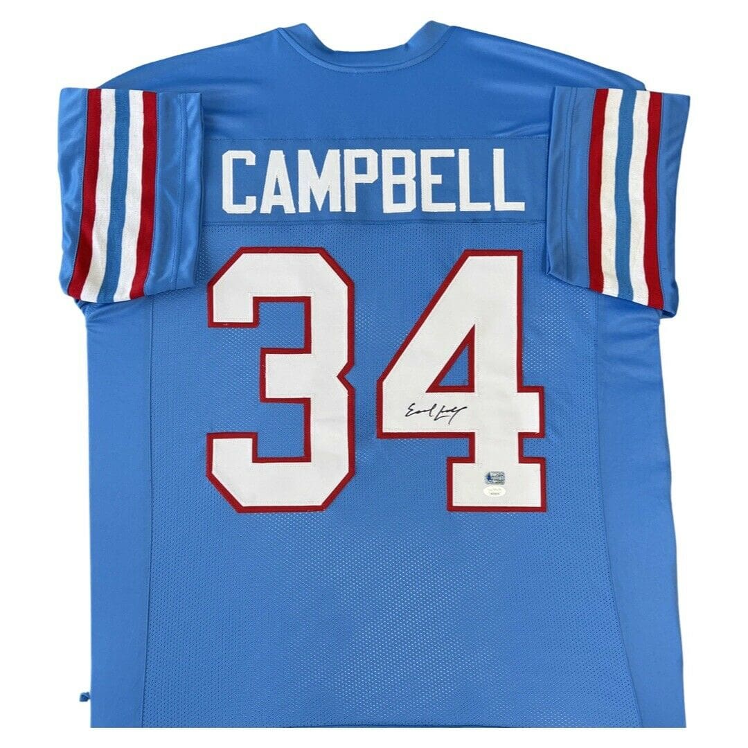 Signed Earl Campbell Throwback Jersey for Sale in Garden Grove