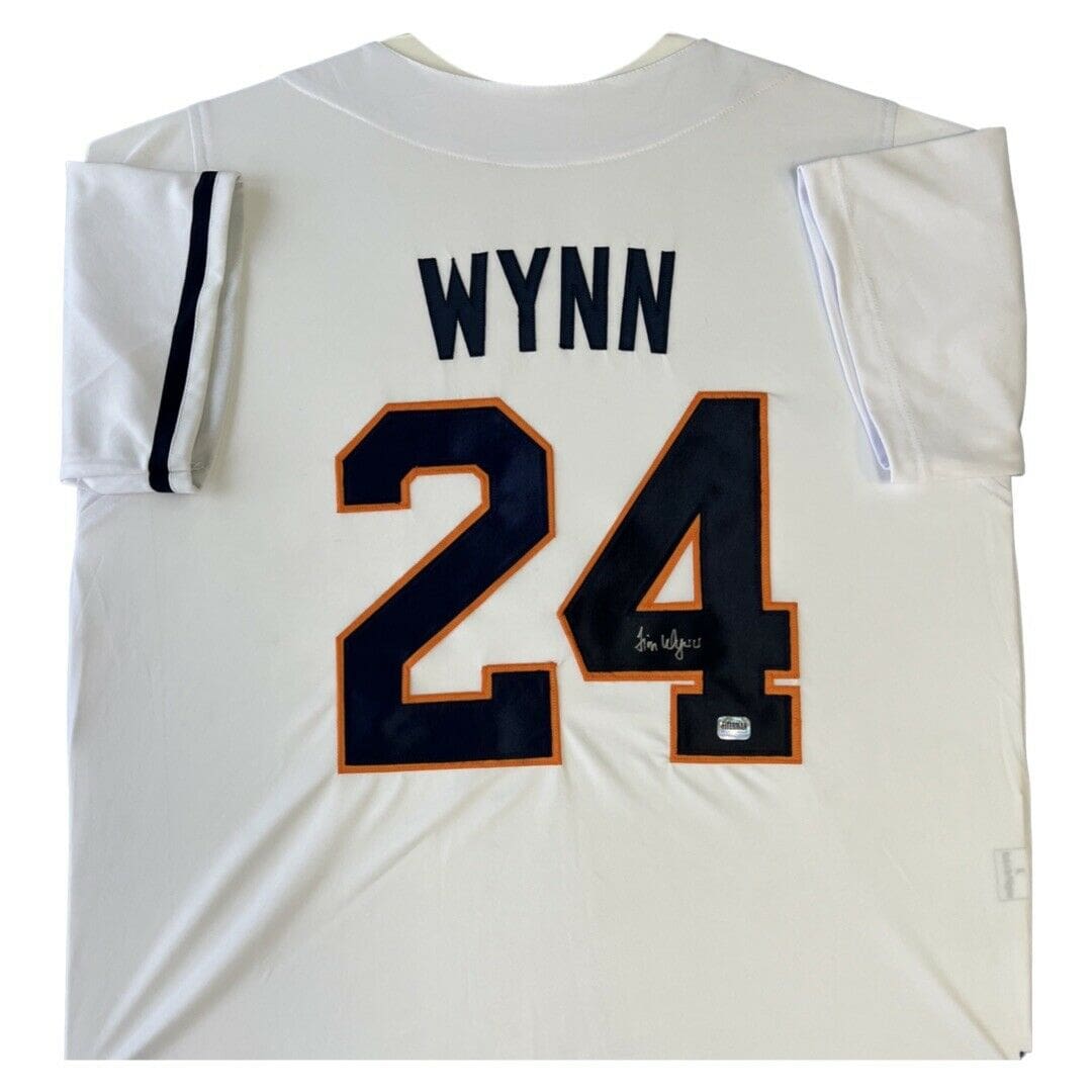 Jimmy Wynn Signed Autographed White Jersey FSG Authenticated