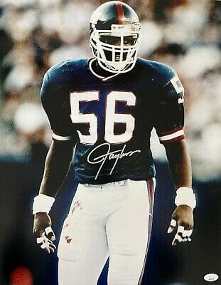 LAWRENCE TAYLOR AUTOGRAPHED NEW YORK GIANTS 16X20 SPORTS