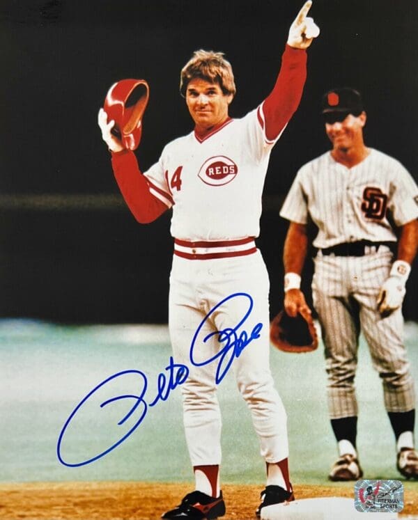 Pete Rose Signed Autographed 8×10 Photo Pete Rose Exclusive Hologram