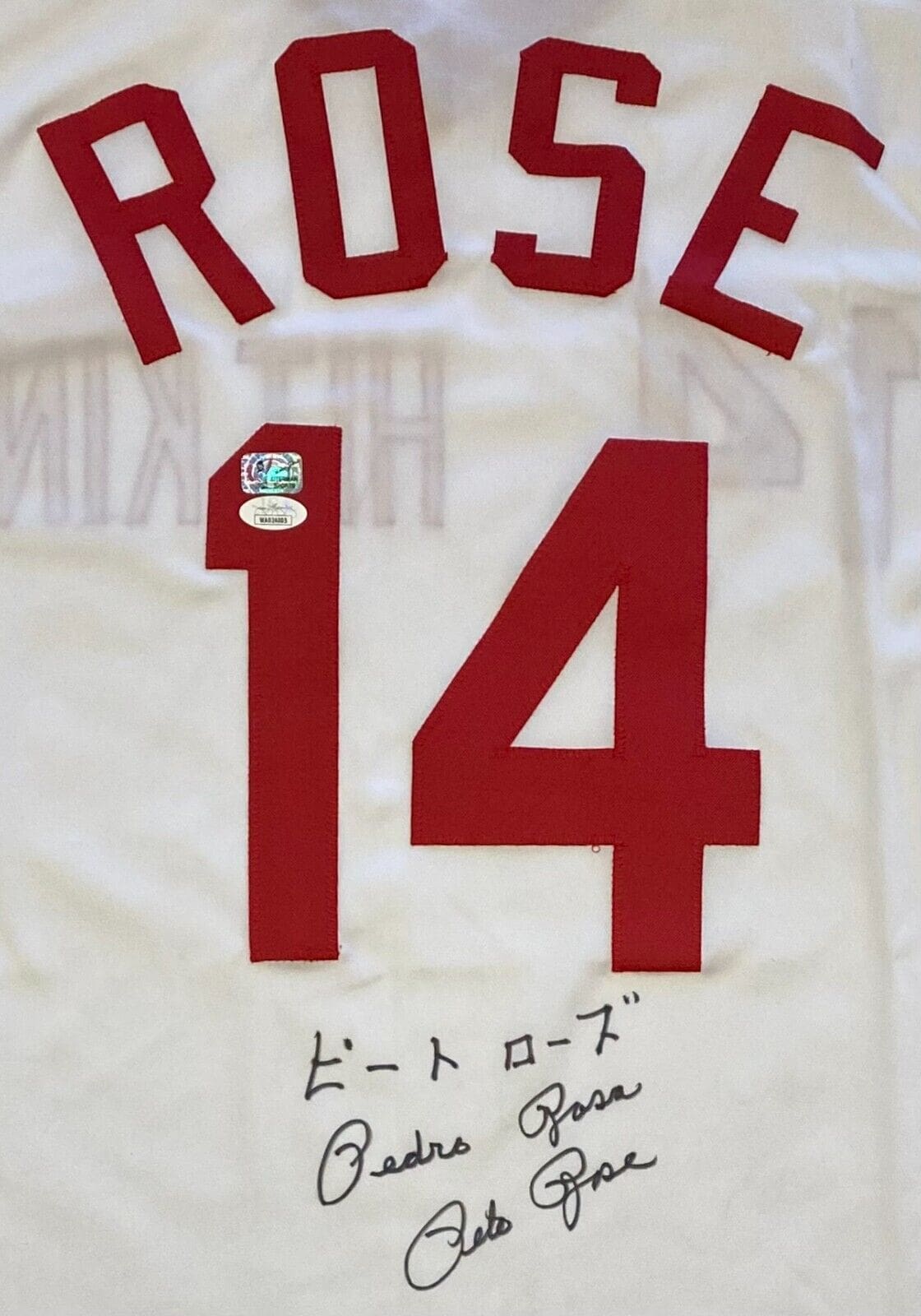 Pete Rose Signed Cincinnati Reds Hit King Jersey (Fiterman Sports Ho –  Super Sports Center