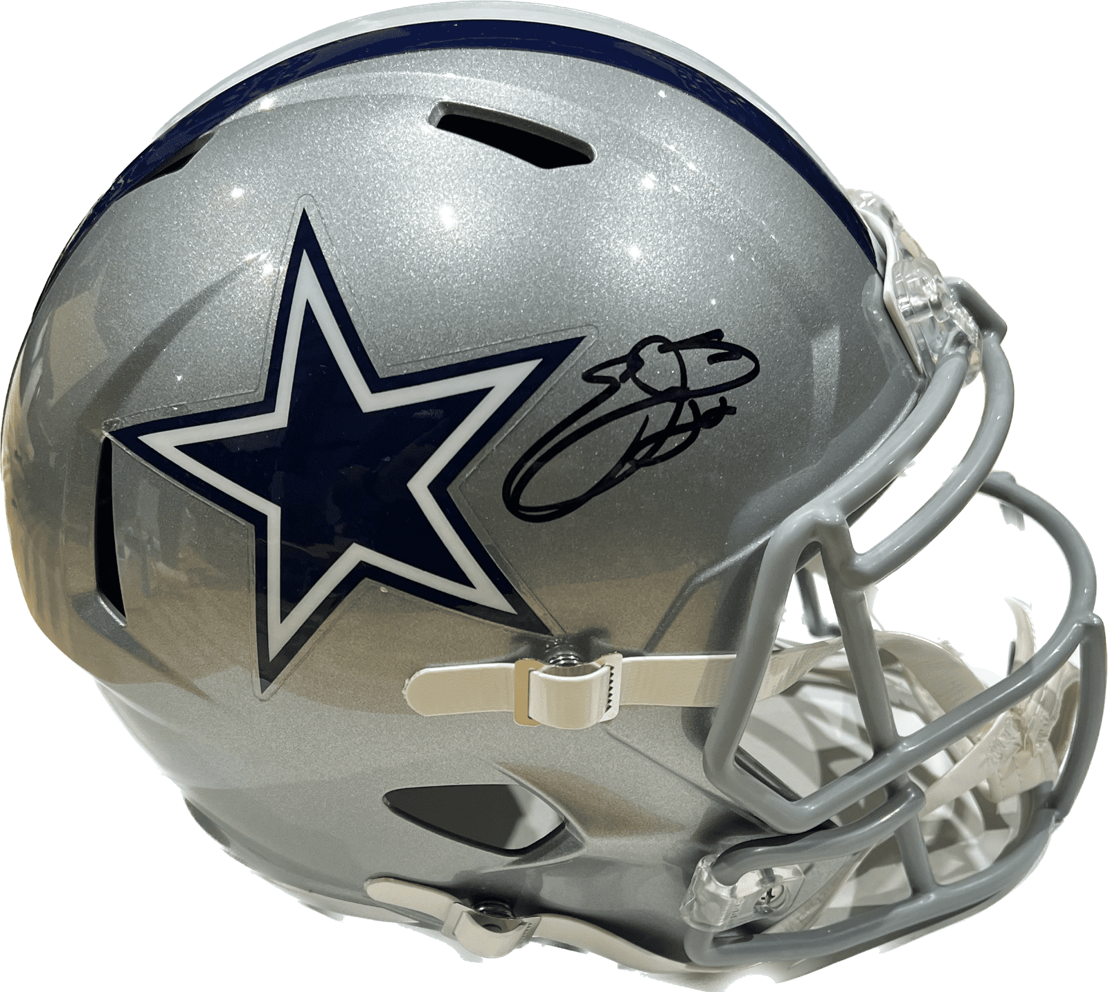 Emmitt Smith Signed Dallas Cowboys Flash Speed Full-Size Replica Footb — RSA