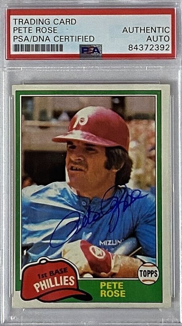 Pete Rose 1964 Topps All-Star PSA 10 Auto