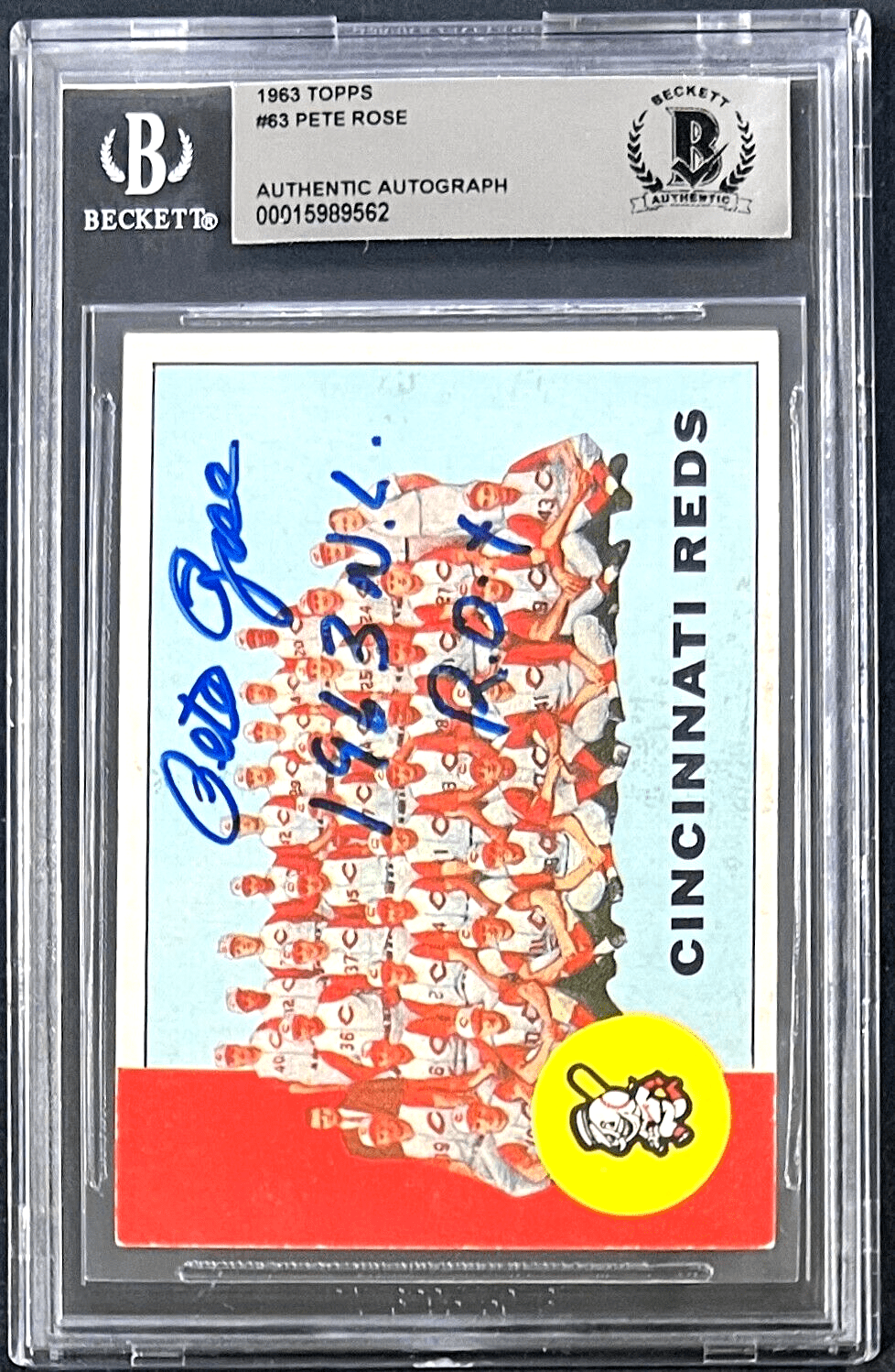 PETE ROSE 2023 Fiterman Sports Exclusive Autographed Card Becket Auto –  CollectibleXchange