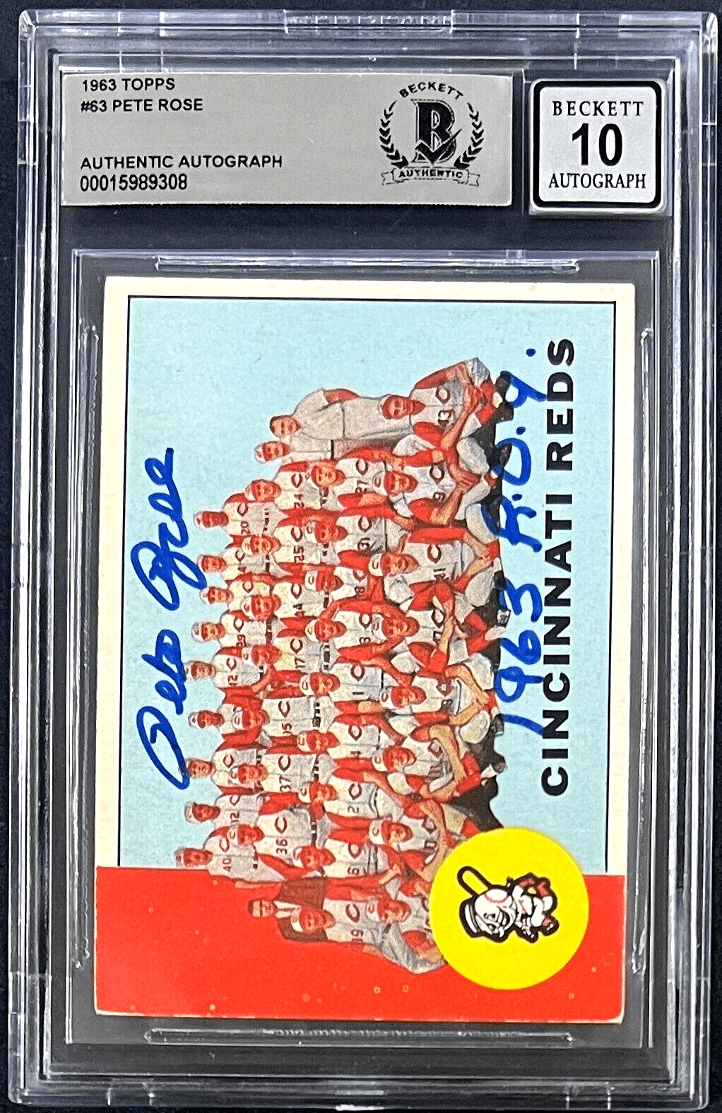 PETE ROSE 2023 Fiterman Sports Exclusive Autographed Card Becket Auto –  CollectibleXchange