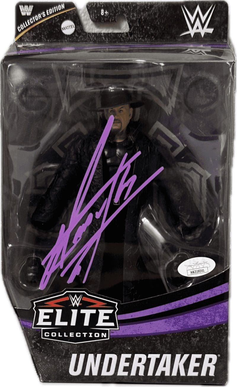 Undertaker Signed Elite 30th Anniversary Action Figure JSA Authenticated