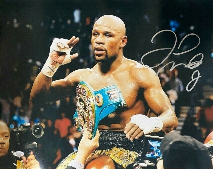 Floyd Mayweather Jr. Signed Autographed 16x20 Photo JSA Authenticated #5