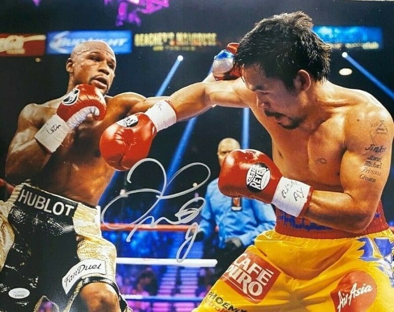 Floyd Mayweather Jr. Signed Autographed 16x20 Photo JSA Authenticated #7
