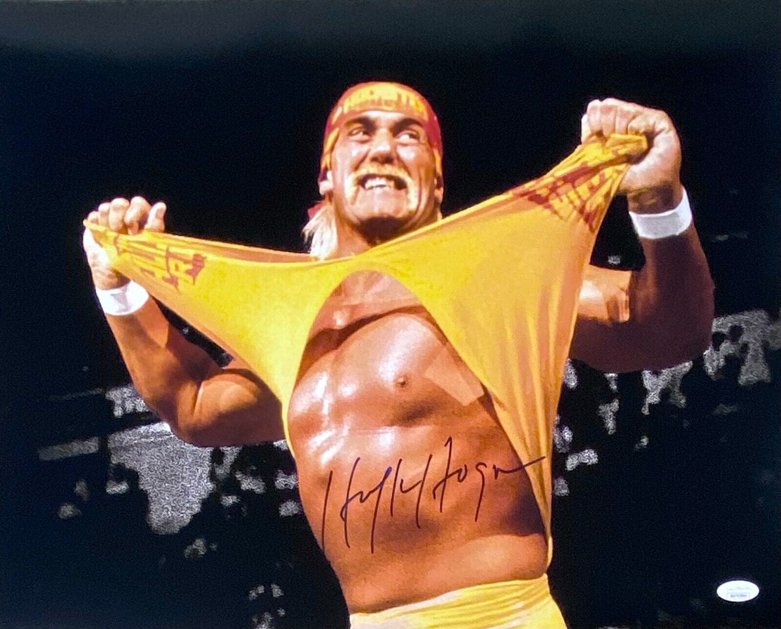 Hulk Hogan Signed Autographed Photo 16x20 JSA Authenticated #8