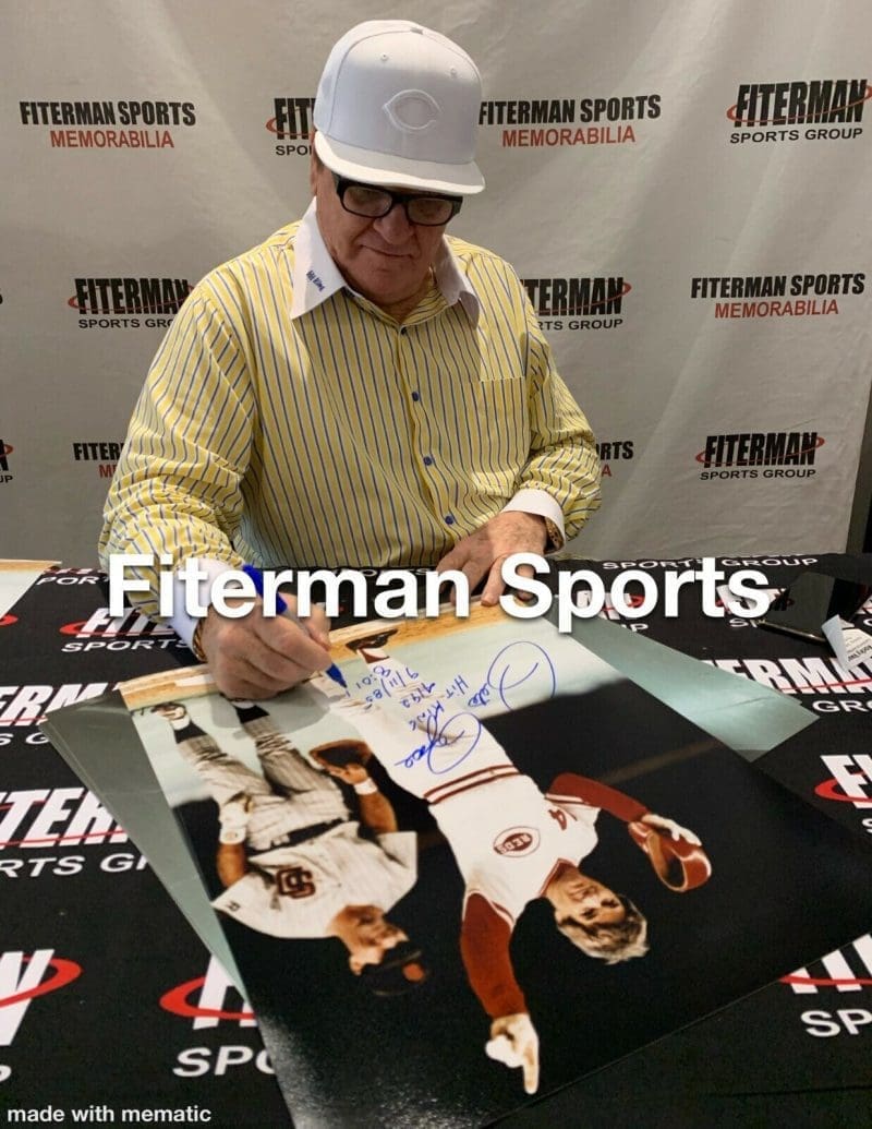 Pete Rose Signed 16x20 Photo JSA & Pete Rose Exclusive Hologram Become Hit King - Image 2