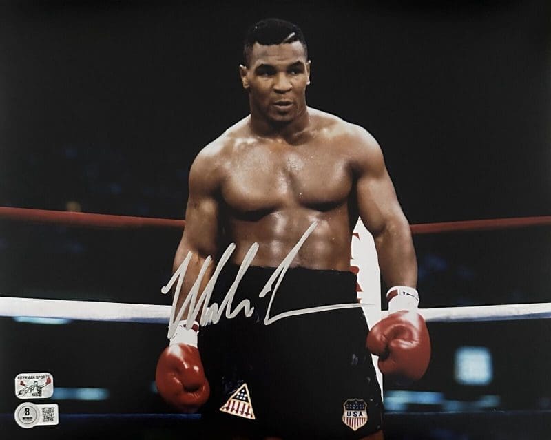 Mike Tyson Signed Photo 11x14 Beckett & Tyson Hologram Authentic Center of Ring