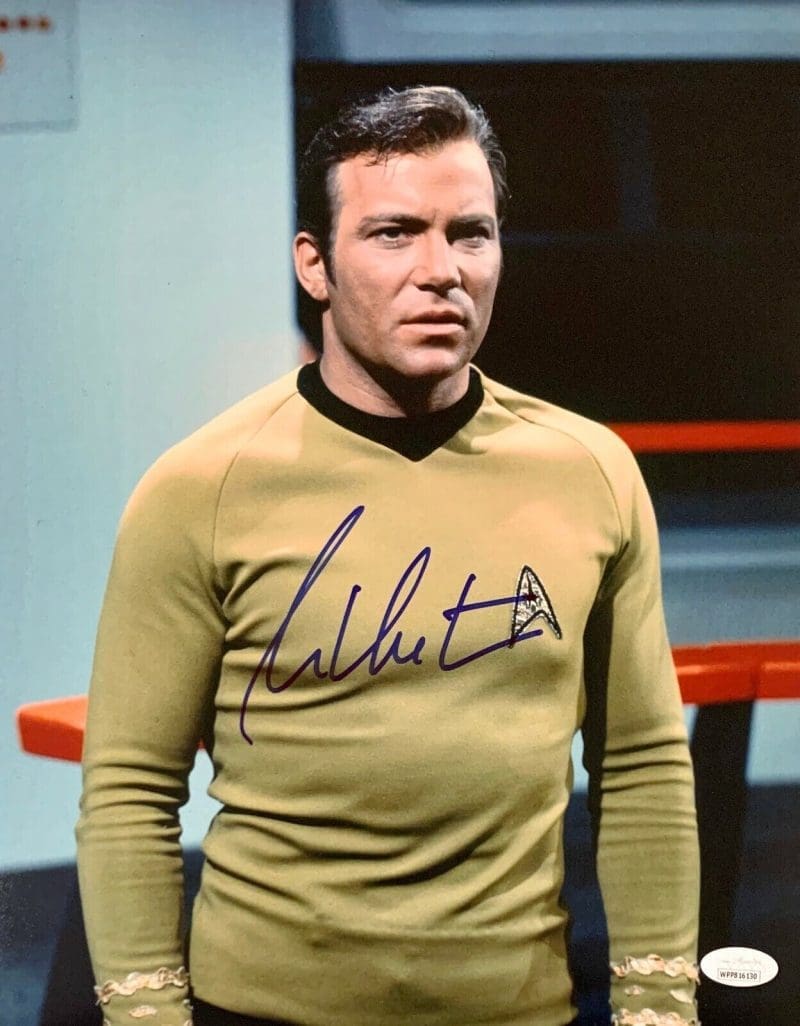 William Shatner Star Trek Signed Autographed 11x14 Photo JSA Authenticated 13