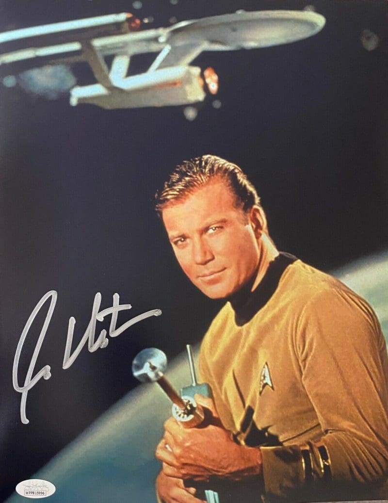 William Shatner Star Trek Signed Autographed 11x14 Photo JSA Authenticated 10