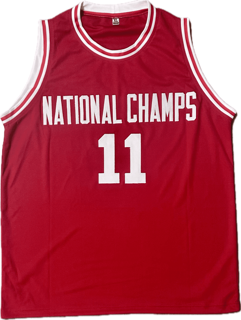 Isiah Thomas Signed Autographed Custom Red/White Jersey JSA Authentic - Image 3