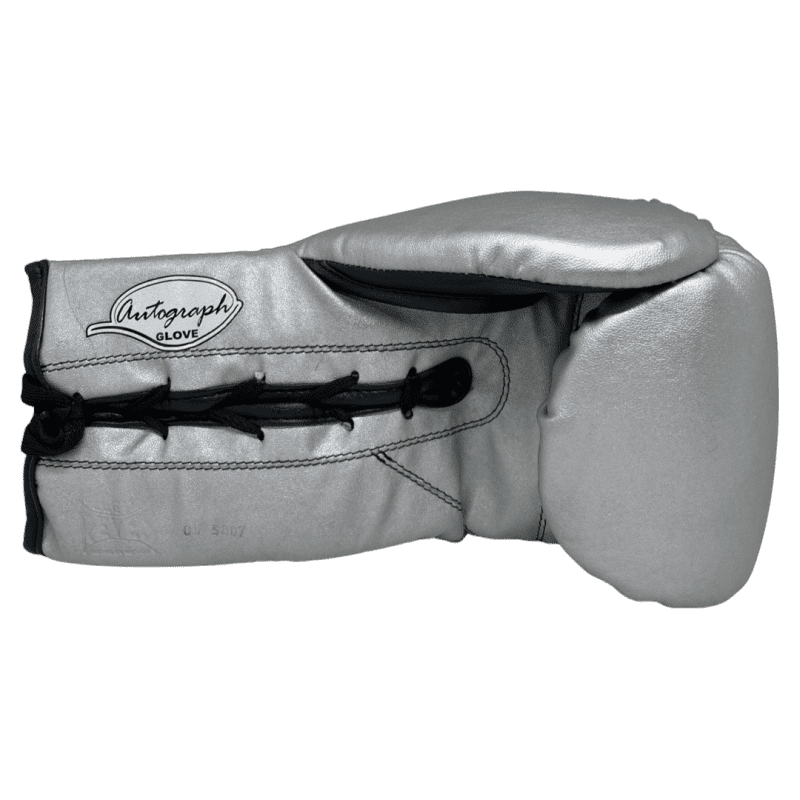 Mike Tyson Signed Left Silver Cleto Reyes Glove JSA & Mike Tyson Exclusive Holo - Image 3
