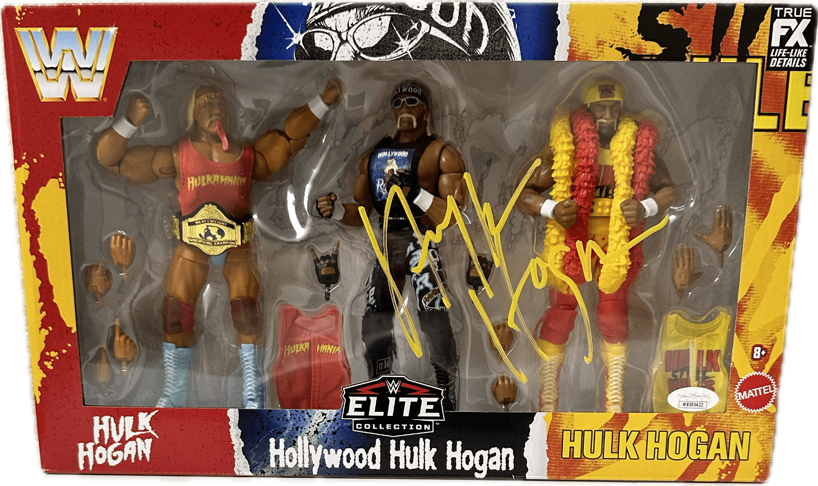 Hulk Hogan Signed Autographed Elite Collection Action Figure JSA Authentic YELL