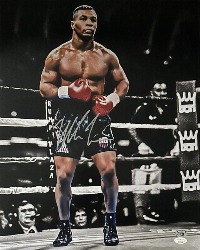 Mike Tyson Signed Autographed 16x20 Photo JSA & Mike Tyson Authentic Edit