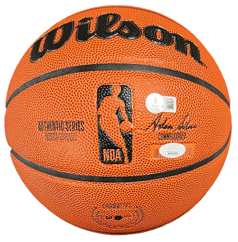 Karl Malone & John Stockton Signed Autographed Wilson Basketball JSA & Beckett. - Image 4