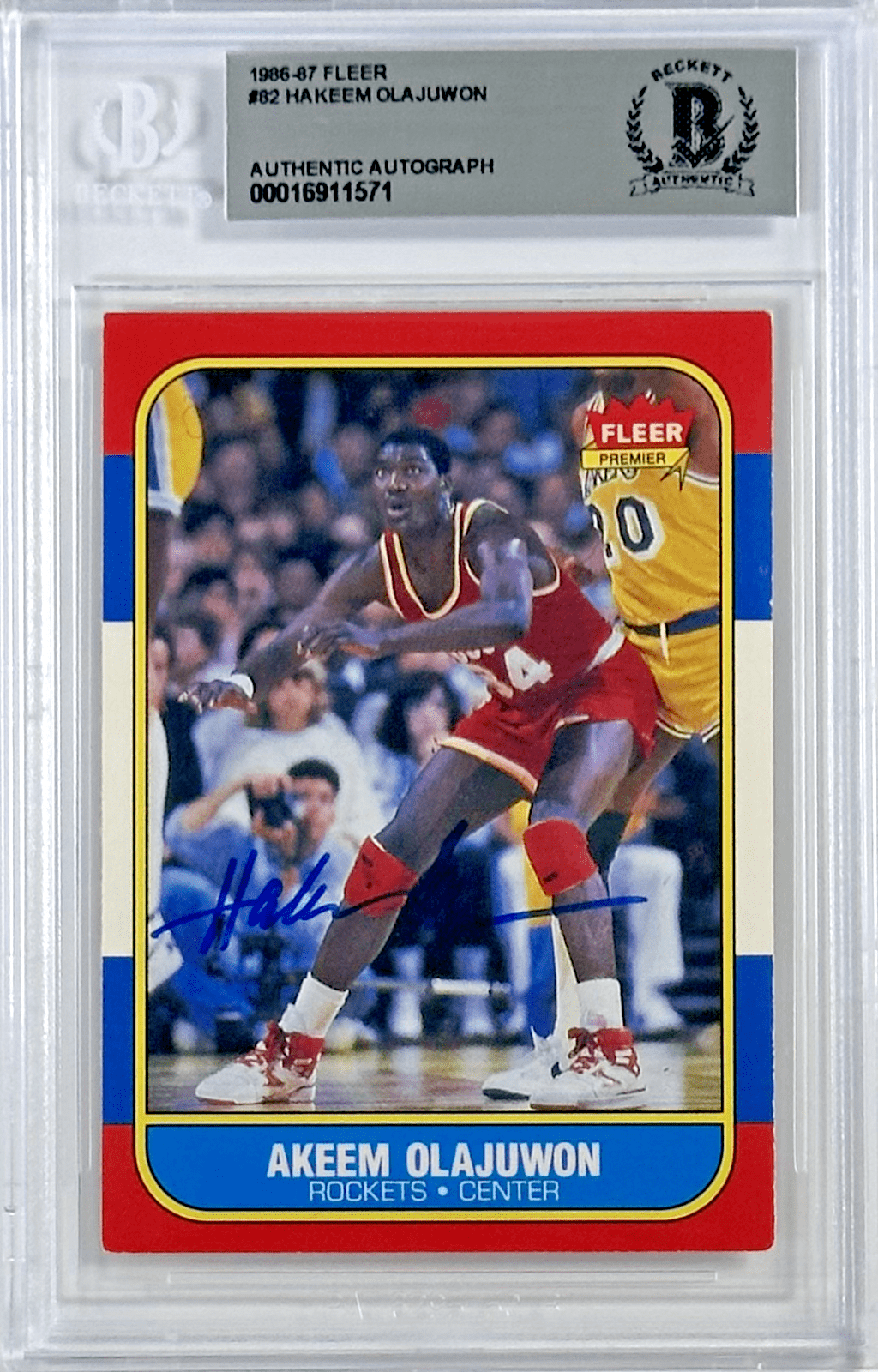 2024 Leaf Sports Heroes HAKEEM OLAJUWON Auto Autograph
