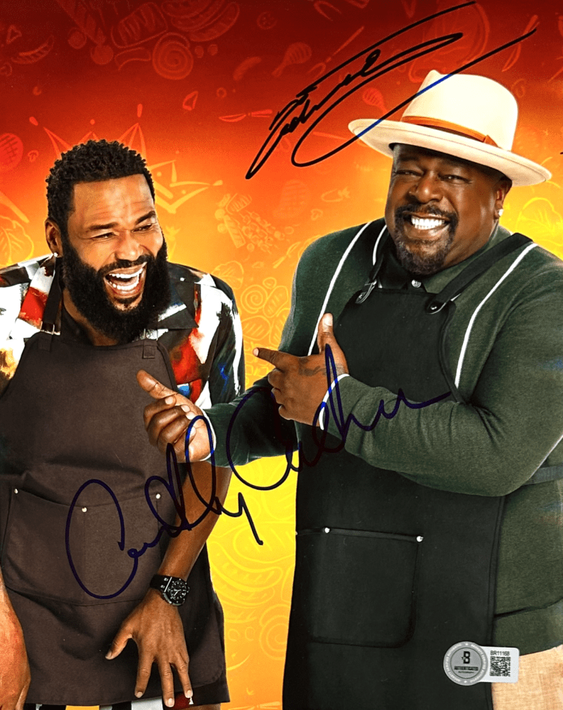 Cedric The Entertainer & Anthony Anderson Signed Autograph 8x10 Beckett 2