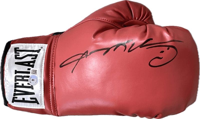Sugar Ray Leonard Signed Autographed Red Right Hand Boxing Glove Beckett Authen