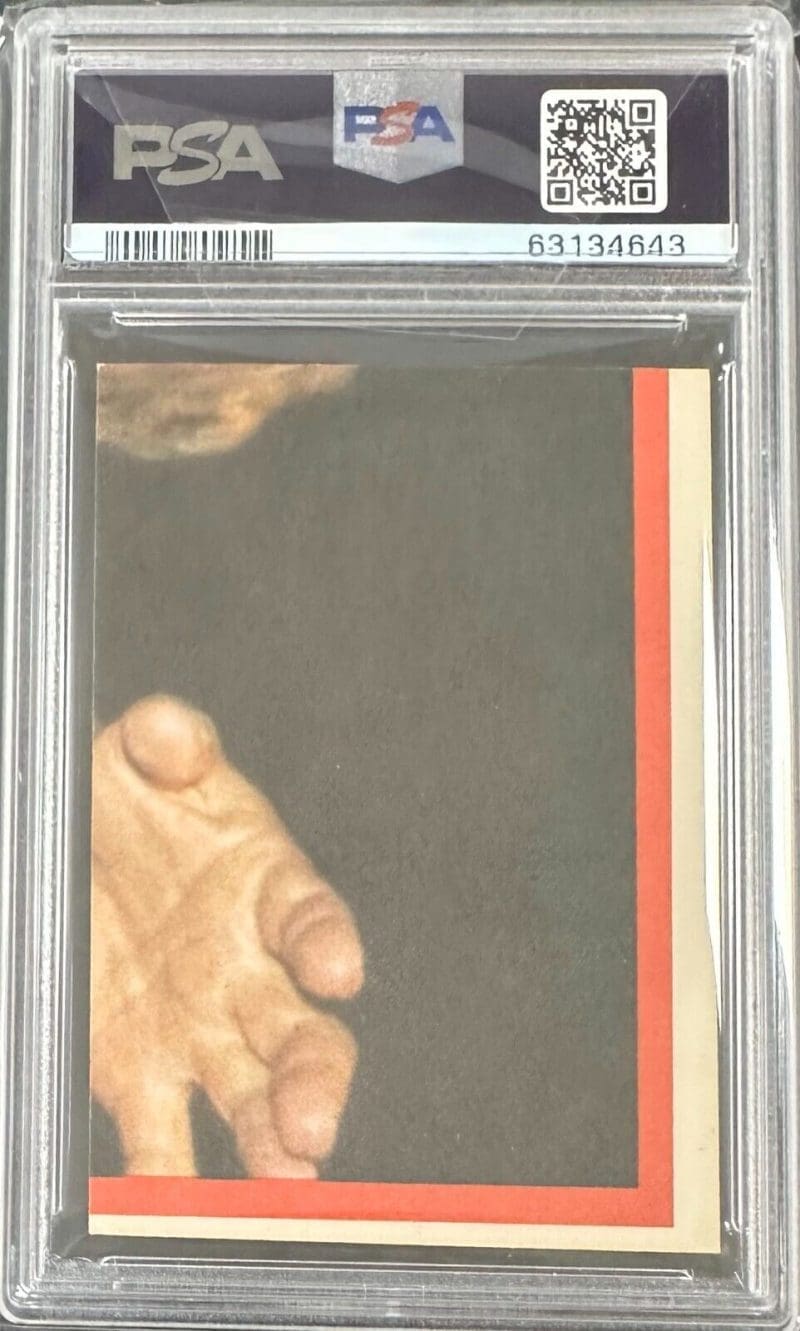 Hulk Hogan Signed 1985 Topps WWF Sticker #1 PSA/DNA Auto 9 - Image 2