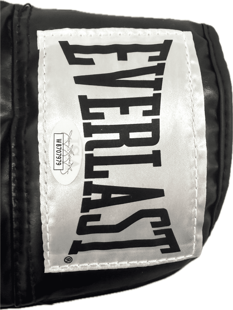 Deontay Wilder Signed Autographed Black Left Boxing Glove JSA Authenticated - Image 2