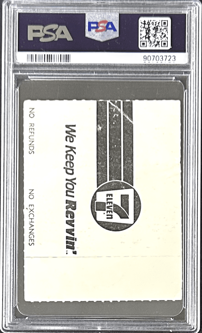 Hulk Hogan Signed Superstars of Wrestling 1986 WWF Ticket Stub PSA PR 1 Auto 9 - Image 3