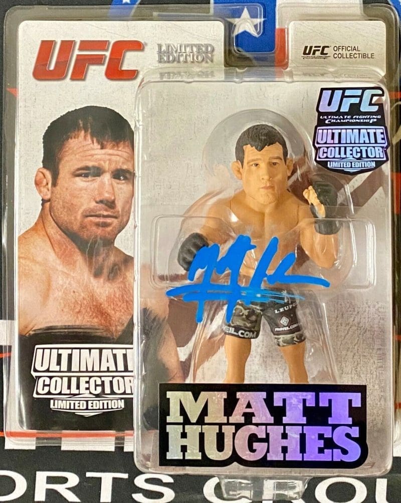 Matt Hughes Signed Ultimate Collector Action Figure JSA Limited 0104 of 1000