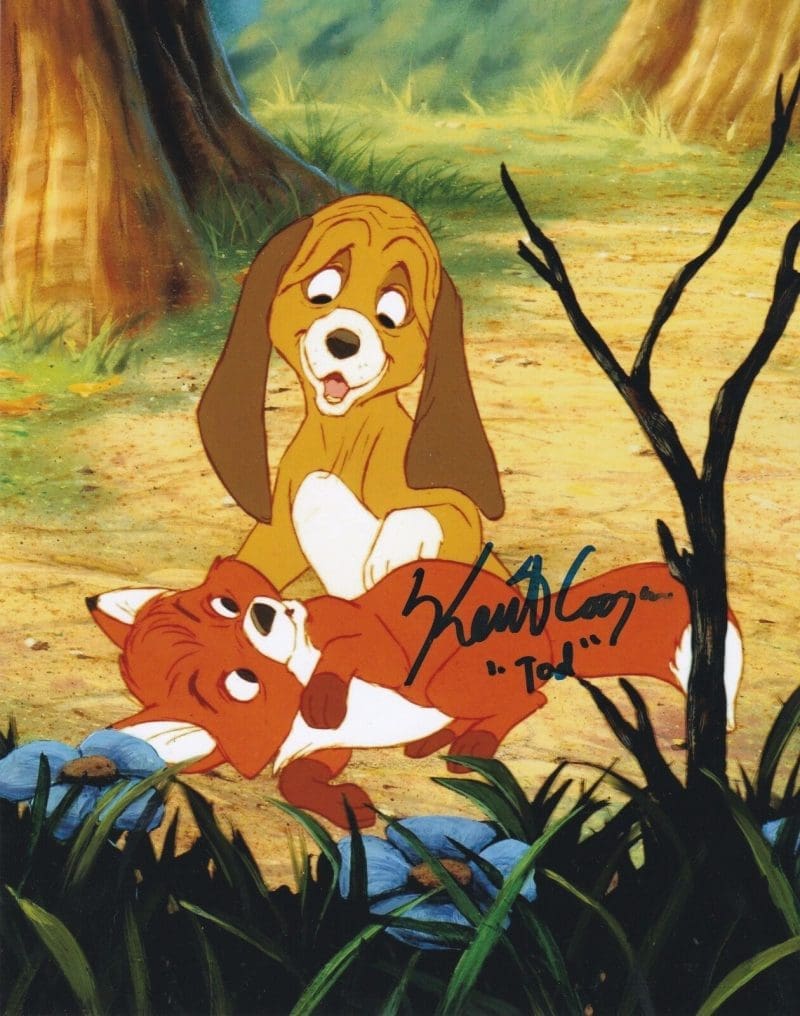 Keith Coogan "Young Tod" Signed Autographed 8x10 Photo JSA Fox and the Hound 2