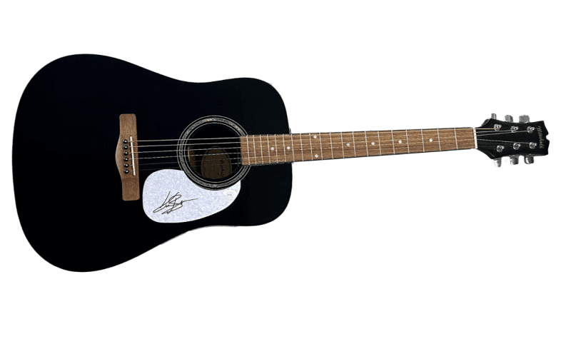 Kane Brown Signed Autographed 42'' Black Acoustic Guitar JSA Authenticated