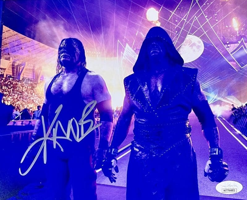 KANE Signed Autographed 8x10 Photo JSA Authentic WWE 1