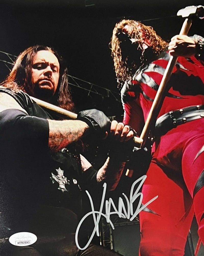 KANE Signed Autographed 8x10 Photo JSA Authentic WWE 9