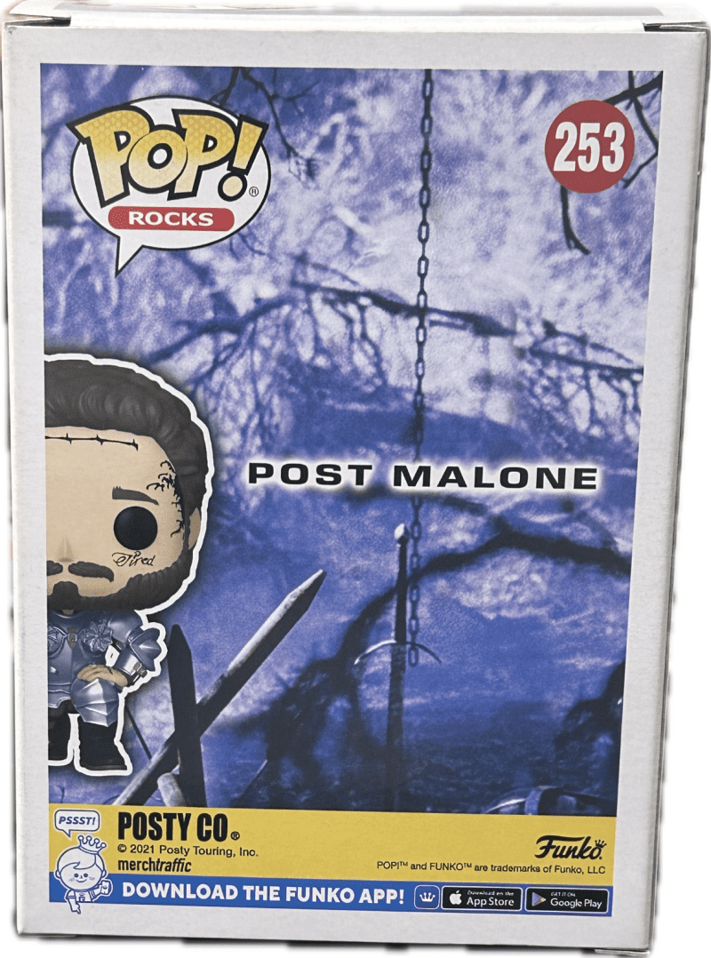 Post Malone Signed Autographed Funko POP Figure 253 Beckett - Image 2