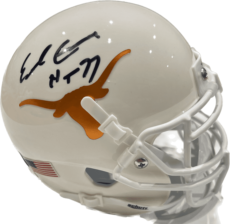 Earl Campbell Signed Univ. of Texas Mini Helmet Earl Campbell Exclusive Authen