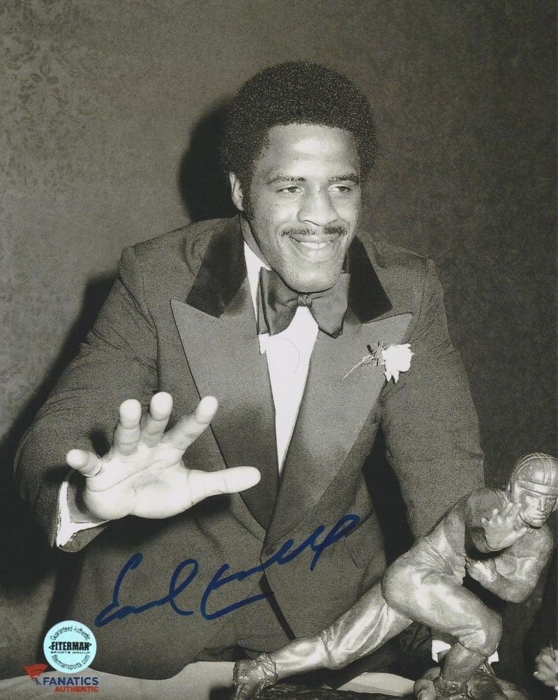 Earl Campbell Houston Oilers Signed Autographed 8x10 Phot FSG Authentic 1