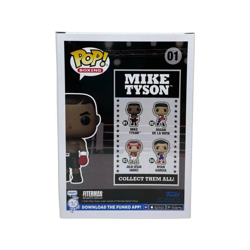 Mike Tyson Signed Funko POP Figure Beckett & Tyson Exclusive Hologram Yellow - Image 4