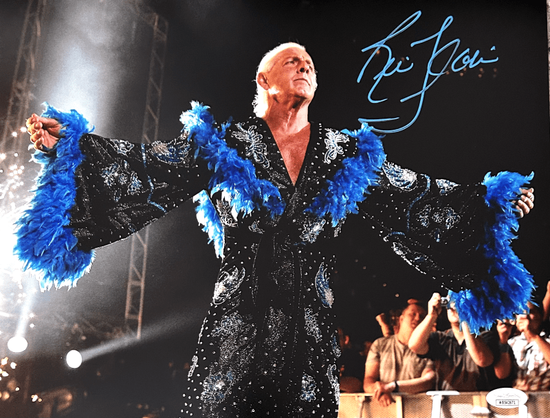 Ric Flair Signed Autographed 11x14 Photo JSA Authentic WWE WCW #B